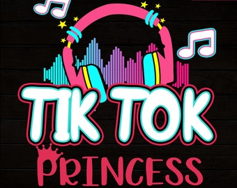 227 Tiktok Birthday Princess Svg SVG PNG EPS DXF File