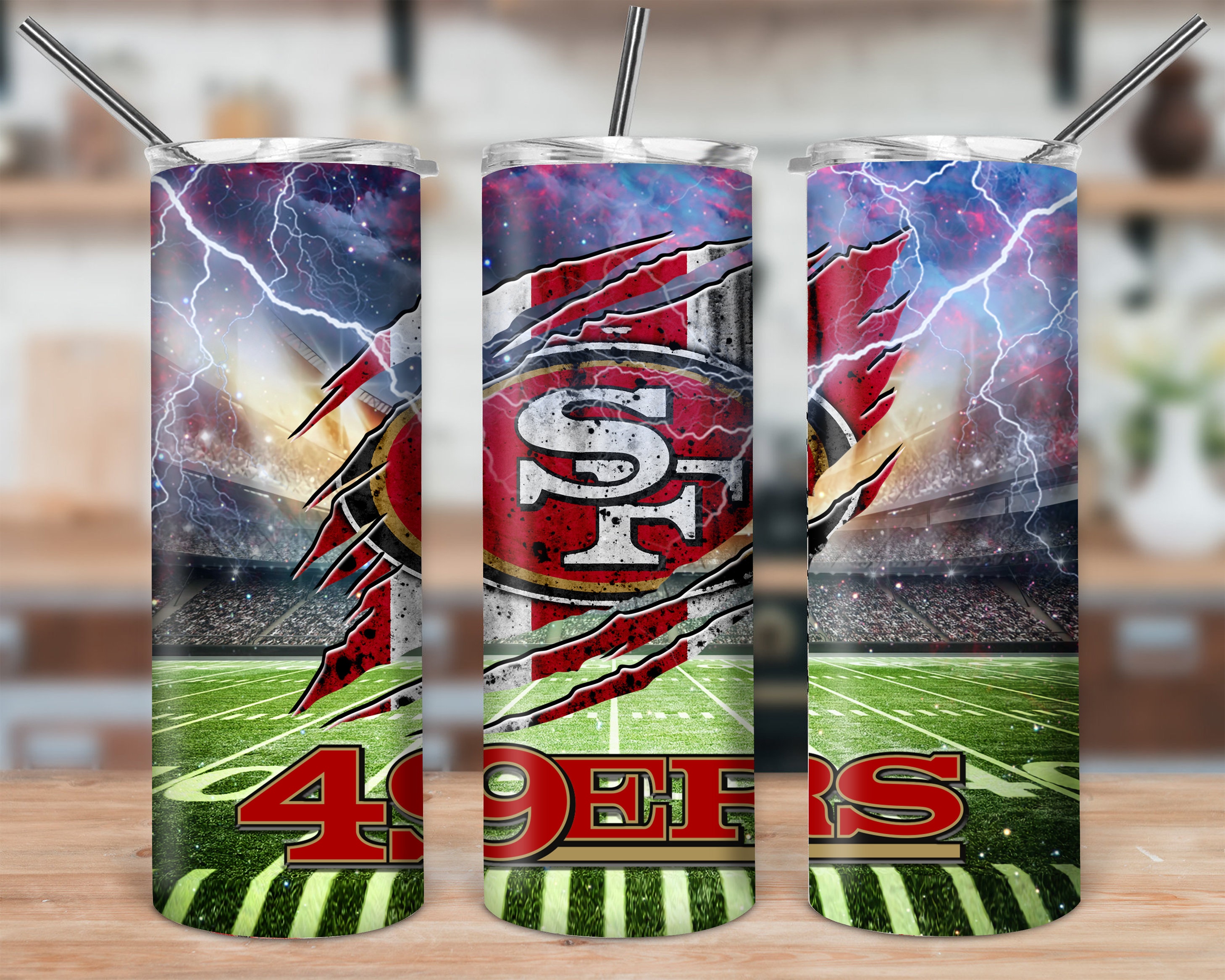 San Francisco 49ers Tumbler NFL Logo Team Tumbler San Etsy