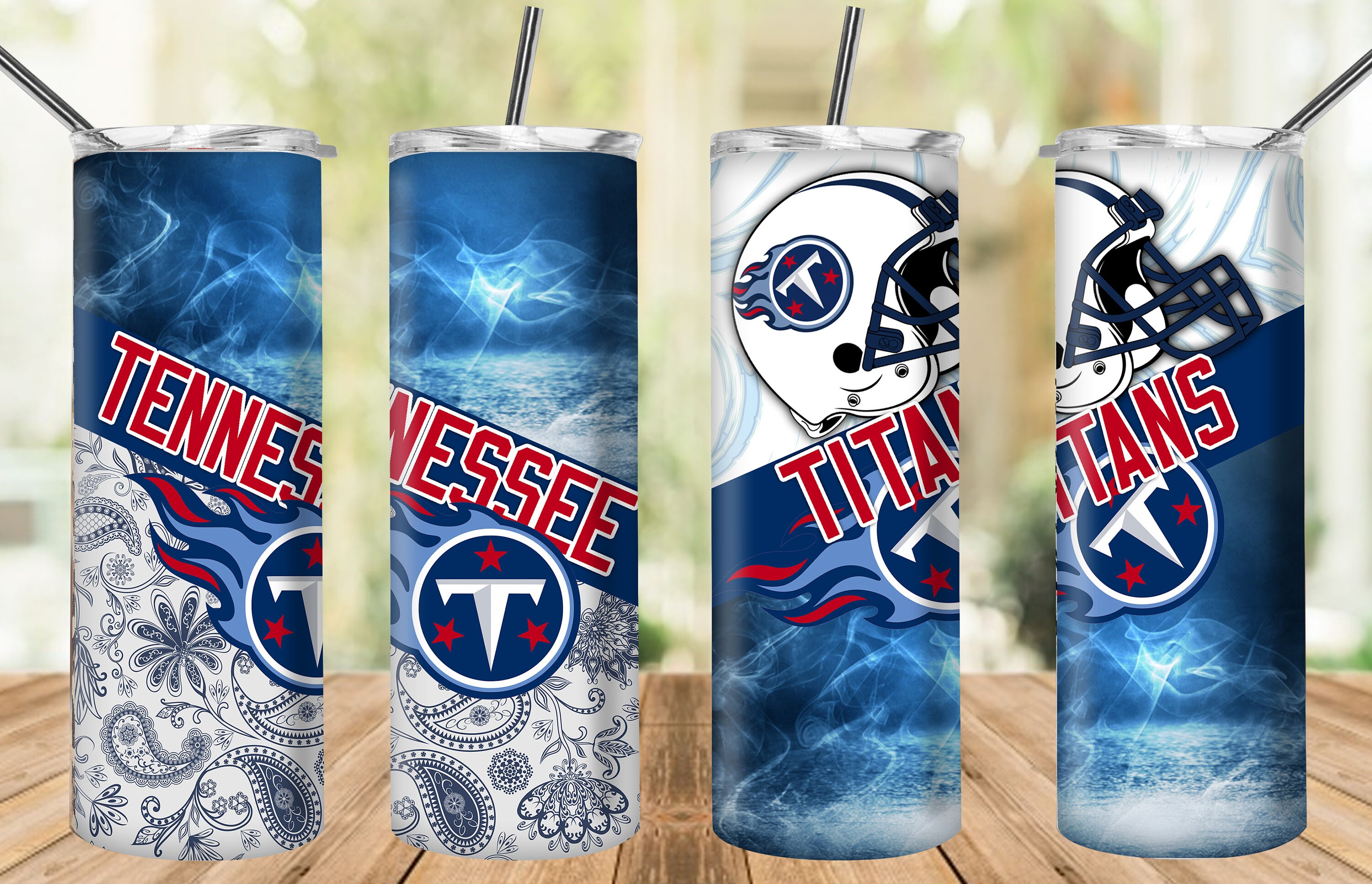 Tennessee Titans Tumbler NFL Logo Team Tumbler The Titans | Etsy
