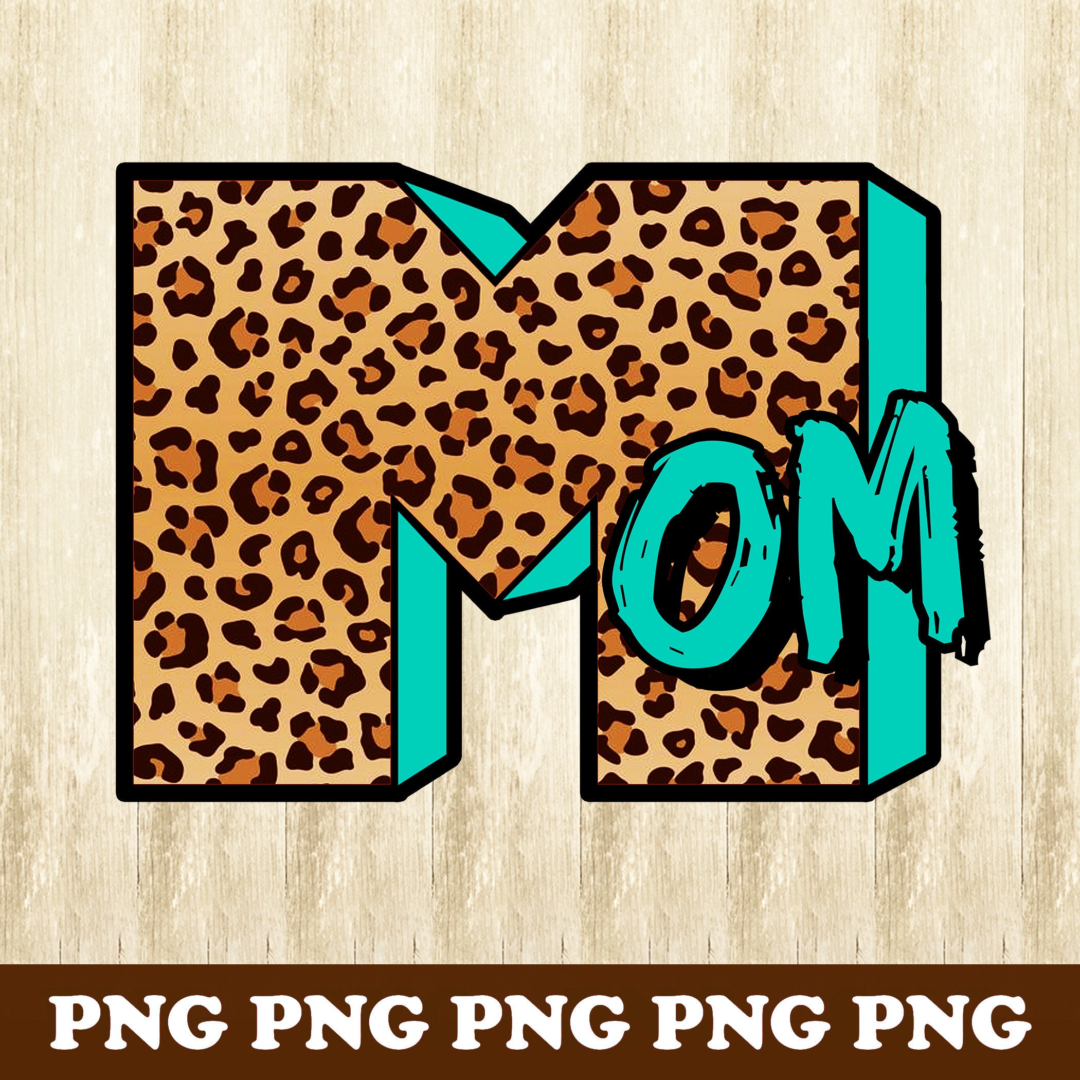 Download Leopard Mom Png Mother's Day Png Funny Mom Family Png | Etsy