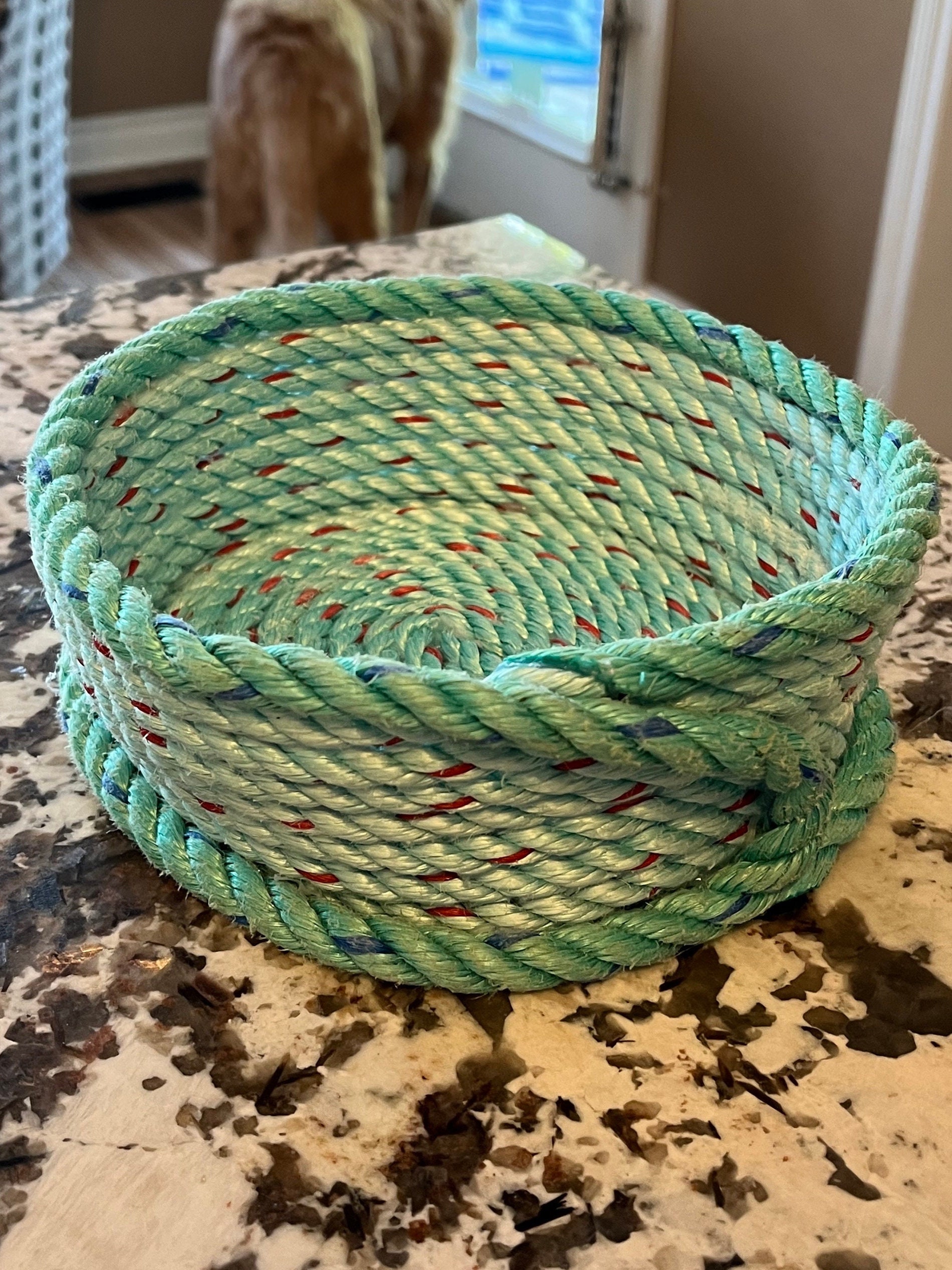 Repurposed Fishing Rope Basket -  Canada