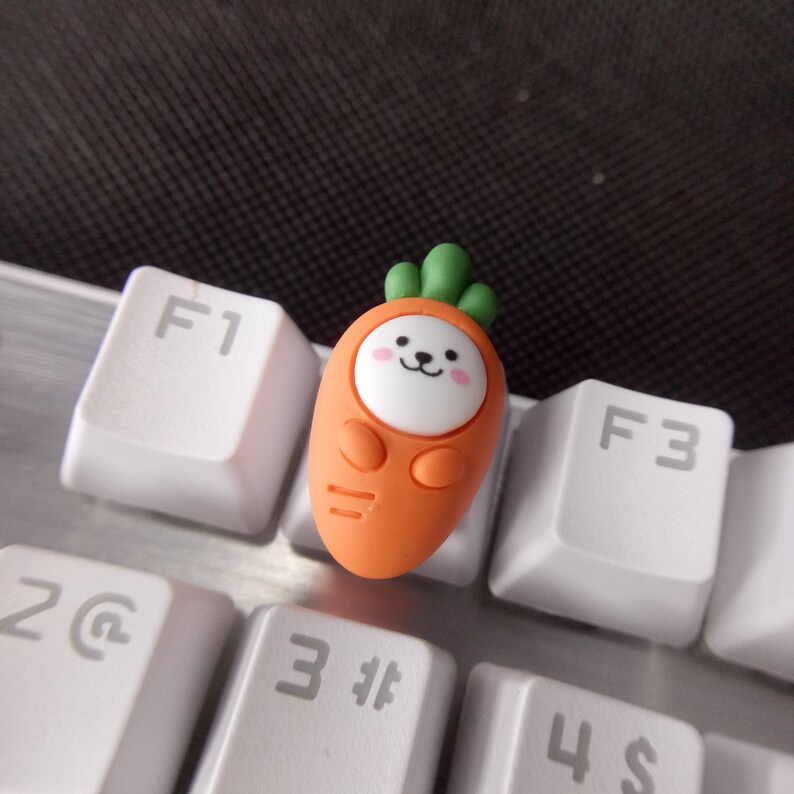 axis mechanical keyboard keycaps + Pink handmade vegetable keycaps are suitable for most cherry MX