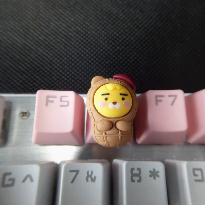 axis mechanical keyboard keycaps + Pink handmade vegetable keycaps are suitable for most cherry MX