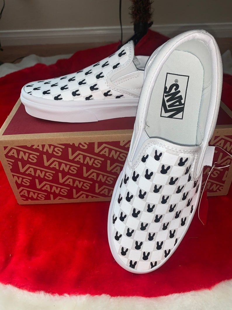 Custom Bad Bunny Vans Etsy