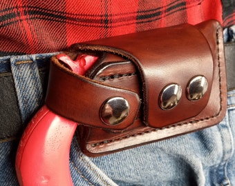 NAA 22 Magnum 1 5/8", Ranger2 1 5/8", Sidewinder 1 1/2", Cross Draw Driving Holster, Dark Brown, Fits 1.5" Belt, Right Hand Draw