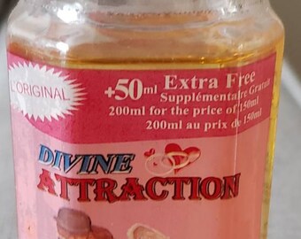 Parfum Divine Attraction 150 Ml - Notes Agrumes, Floral, Vanille - Sans Alcool - Neuf