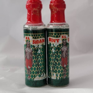 2 Bottles of 12 ml of Bint El Sudan Perfume (Bintou)/ 2 bouteilles de 12 ml du Parfum Bint El sudan (Bintou)