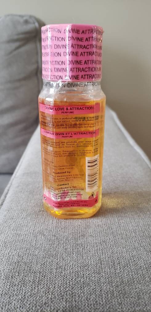 Parfum DIVINE ATTRACTION 150 Ml - Notes D'agrumes, Rose, Vanille - Sans Alcool - Expédition Express