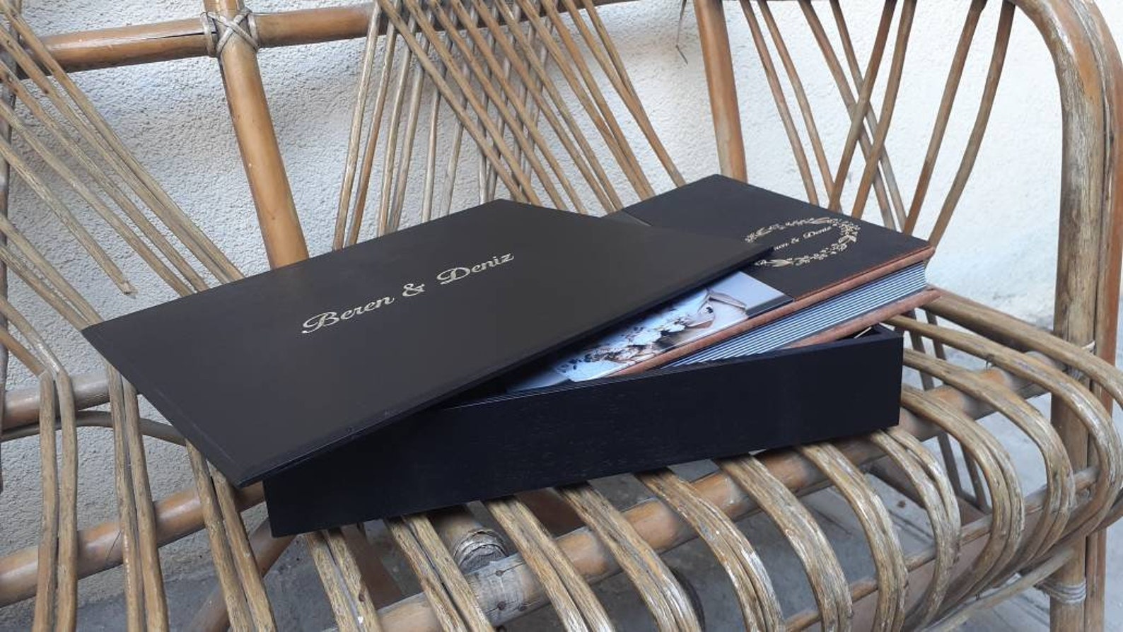 Wooden Box Photo Box From Wedding Photo 13x13 Inch Foto Album Etsy