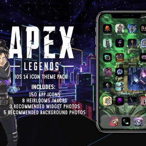 Apex Legends App Icons, Apex legends heirloom Icons, Wraith app Icons, Apex legends Icons, Video Games, Battle royale icons, Apex Art Icons