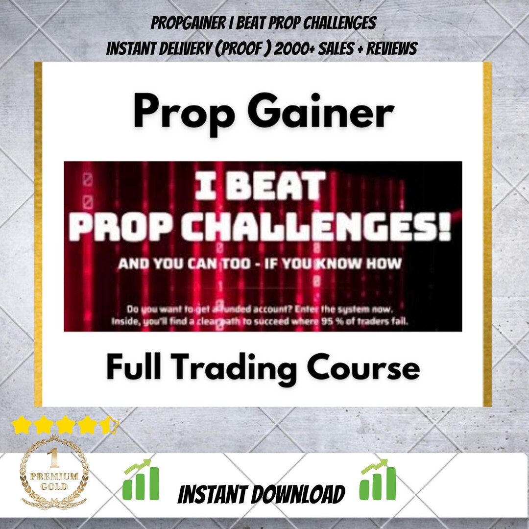 PROPGAINER Beat Prop Challenges ( Instant Delivery ) Proof in Images - Etsy