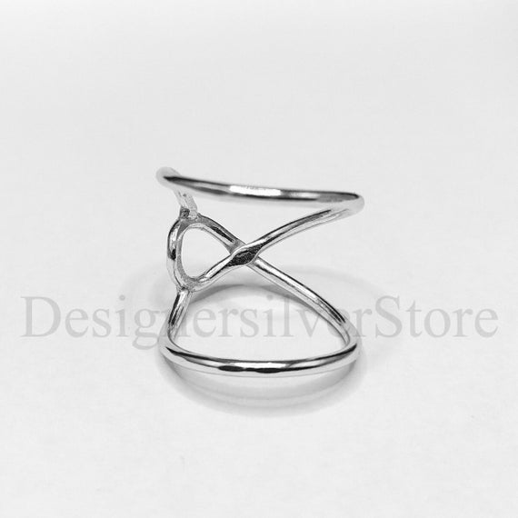 925 Sterling Silver, Designer Ring both Rings , Splint Knuckle Ring, Thumb  Splint Ring, Woman Ring, Silver Ring for Women,simple Midi Ring - Etsy
