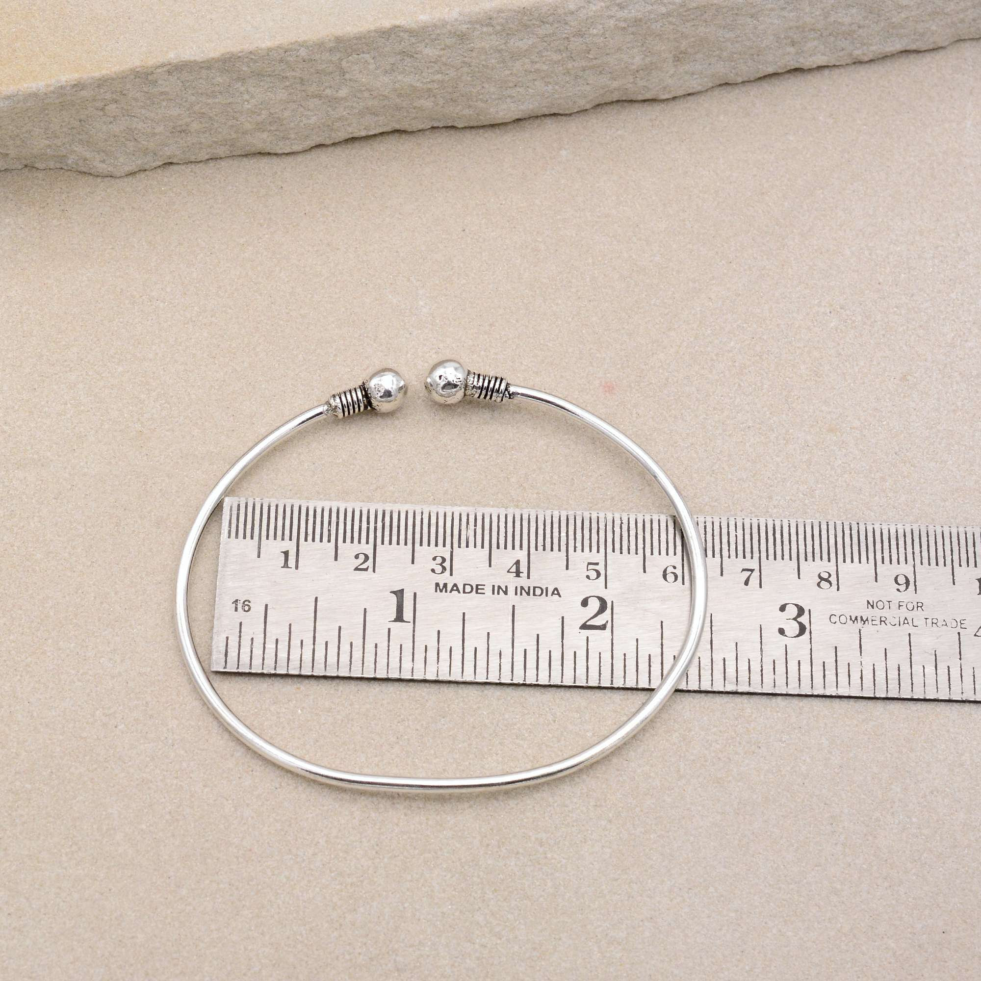 accessories mauシルバーオープンバングル 収納袋付き
