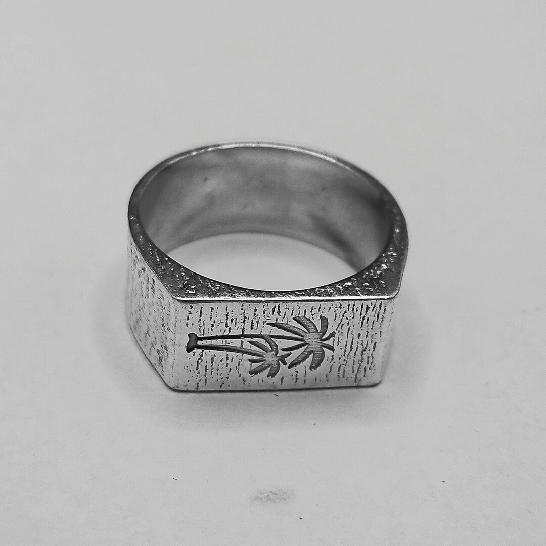 Palm Tree Ring, Ring, Tropical Ring, Dainty Ring, Mens Jewelry
