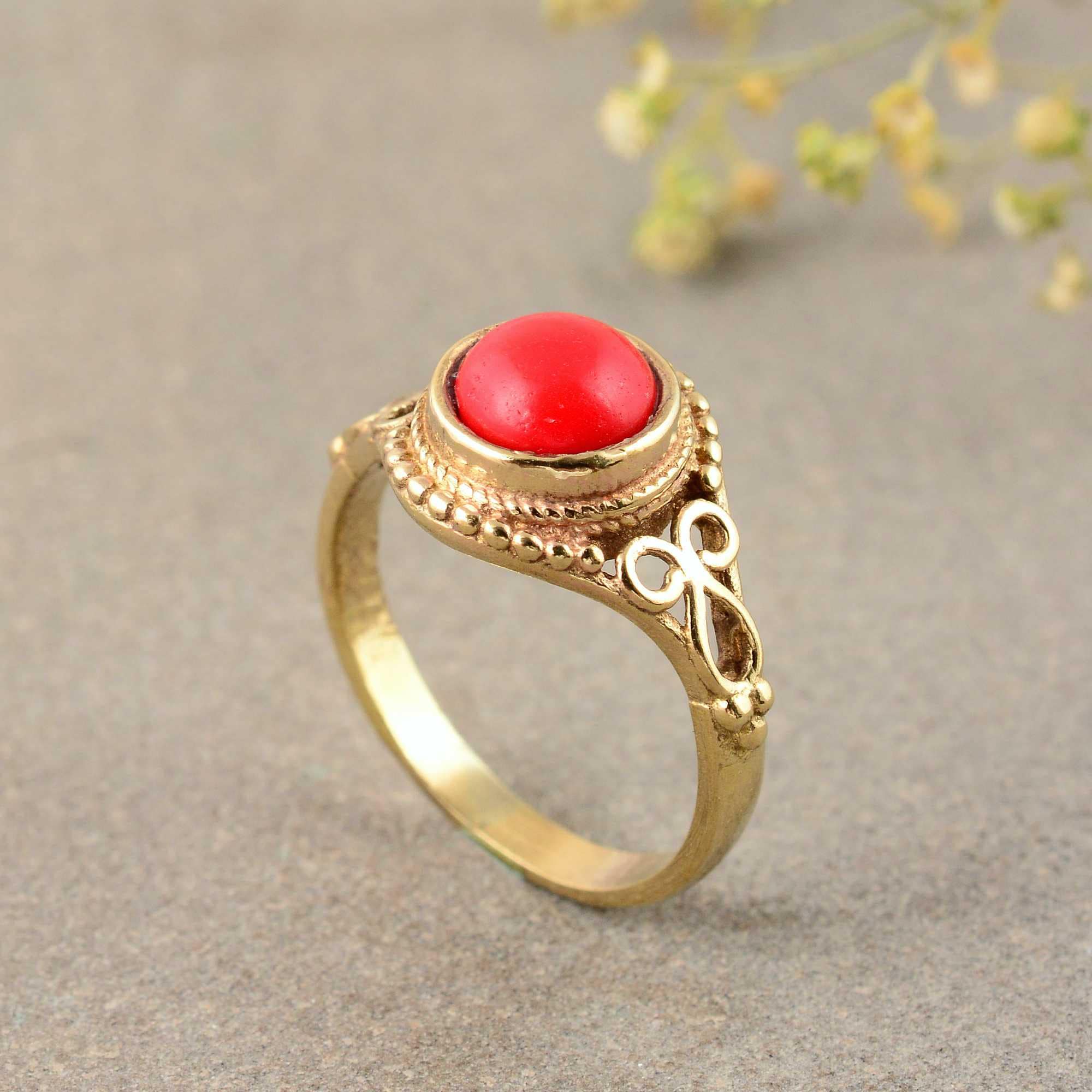 レッドコーラル　Eagle Ring. レッドコーラル Eagle Ring. RING | 株式会社 京屋（珊瑚コーラル