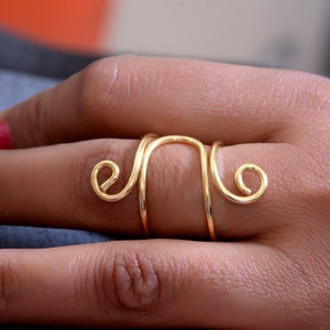 Adjustable 925 Sterling Silver Arthritis Ring: Trigger Finger Splint
