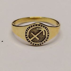 Sagittarius Signet Sterling Silver Ring, Astrology Ring, Zodiac Ring, Gold Vermeil Ring, Carved Ring, Horoscope Ring, Friend gift, Men Rings
