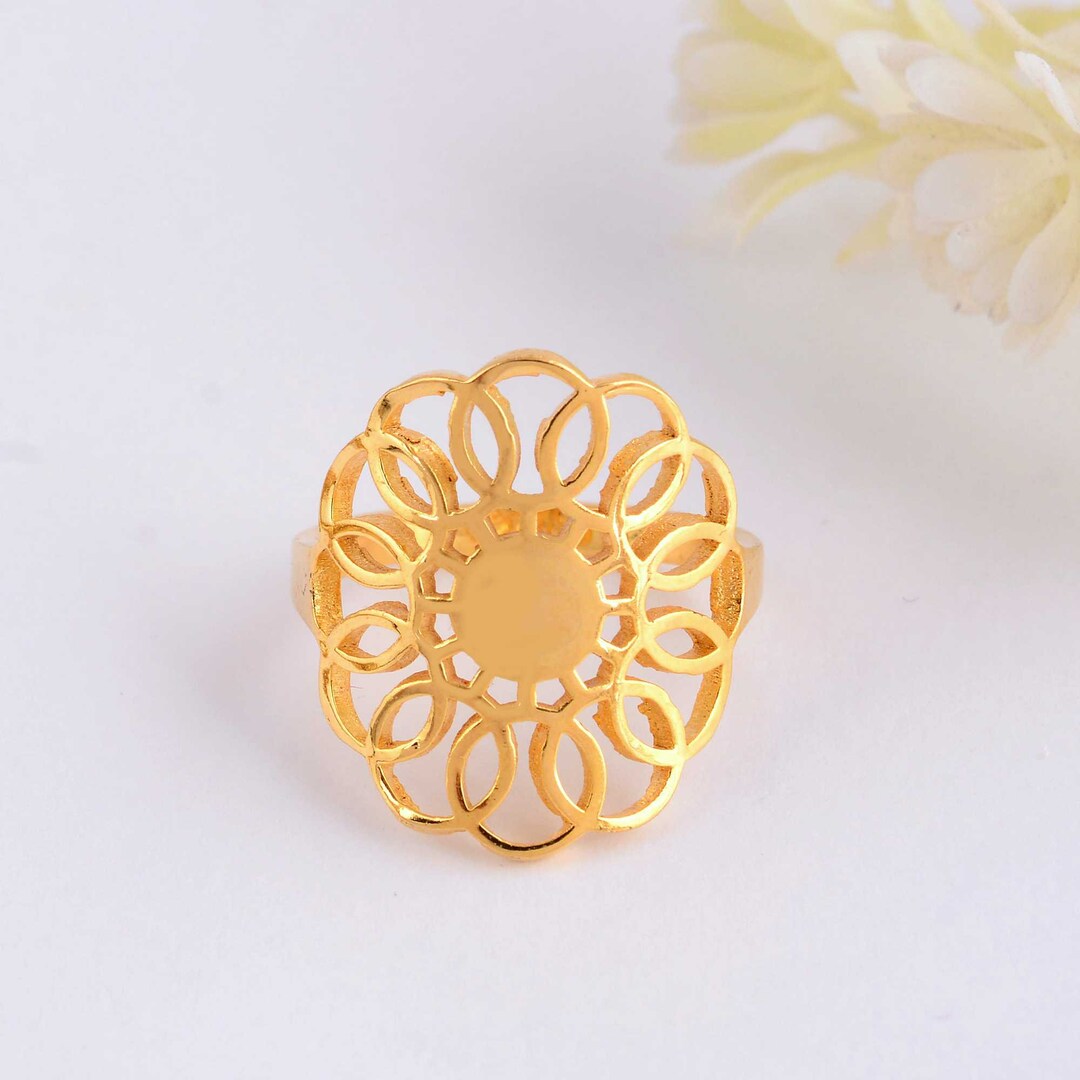 Flower of Life Ring, Sacred Geometry Ring, Seed of Life Ring, Nature ...