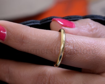 14k Gold Filled Stacking Ring: Super Thin Twist Band