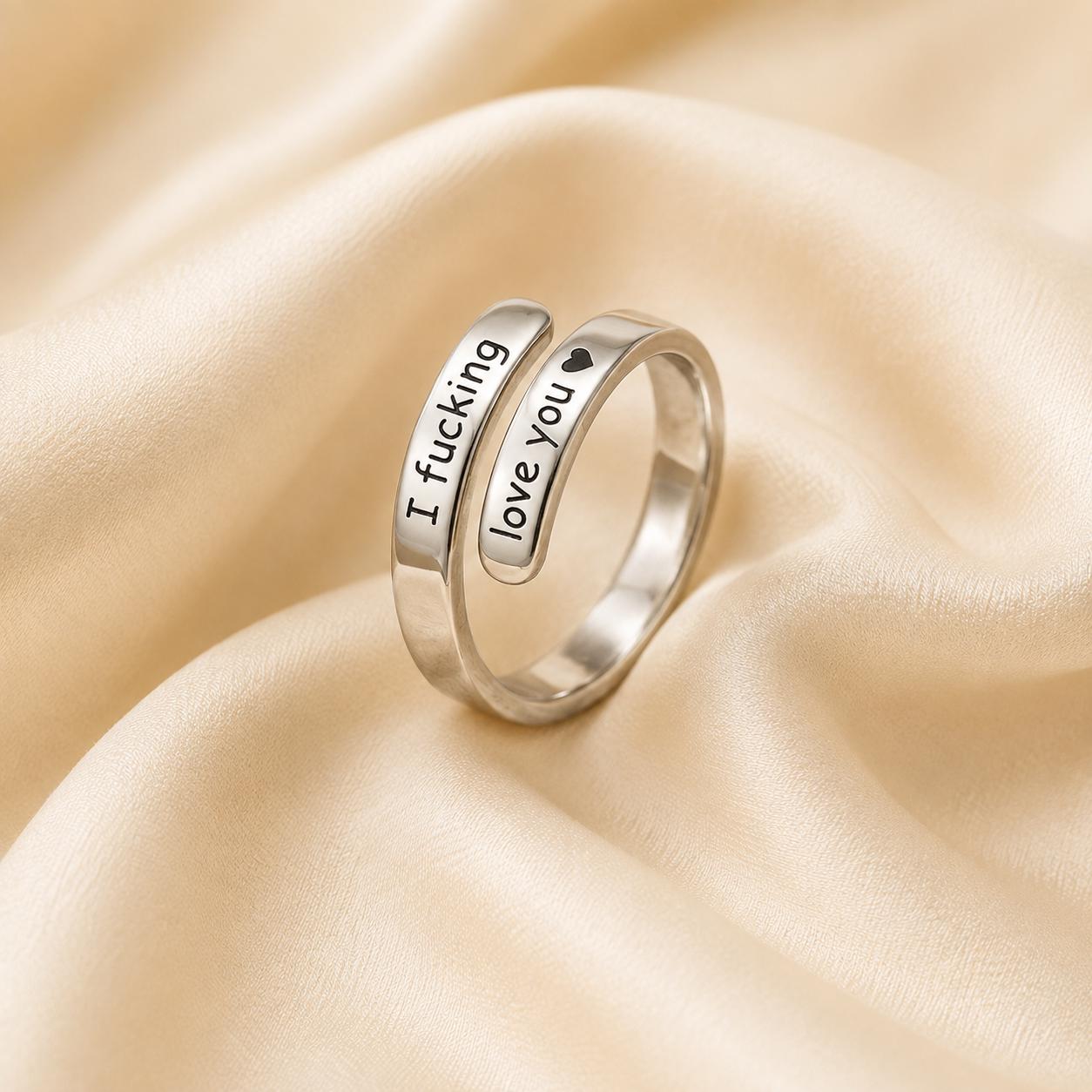 I Fuckin Love You Ring - Etsy Canada