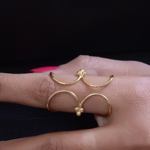 Adjustable Arthritis Finger Splint Ring: Handmade Brass EDS Support