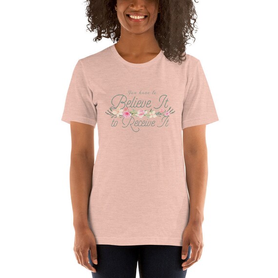Believe His Word Christian Women T Shirt Believe His Word Christian Women T Shirt