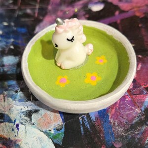 Pink Unicorn Ring Tray