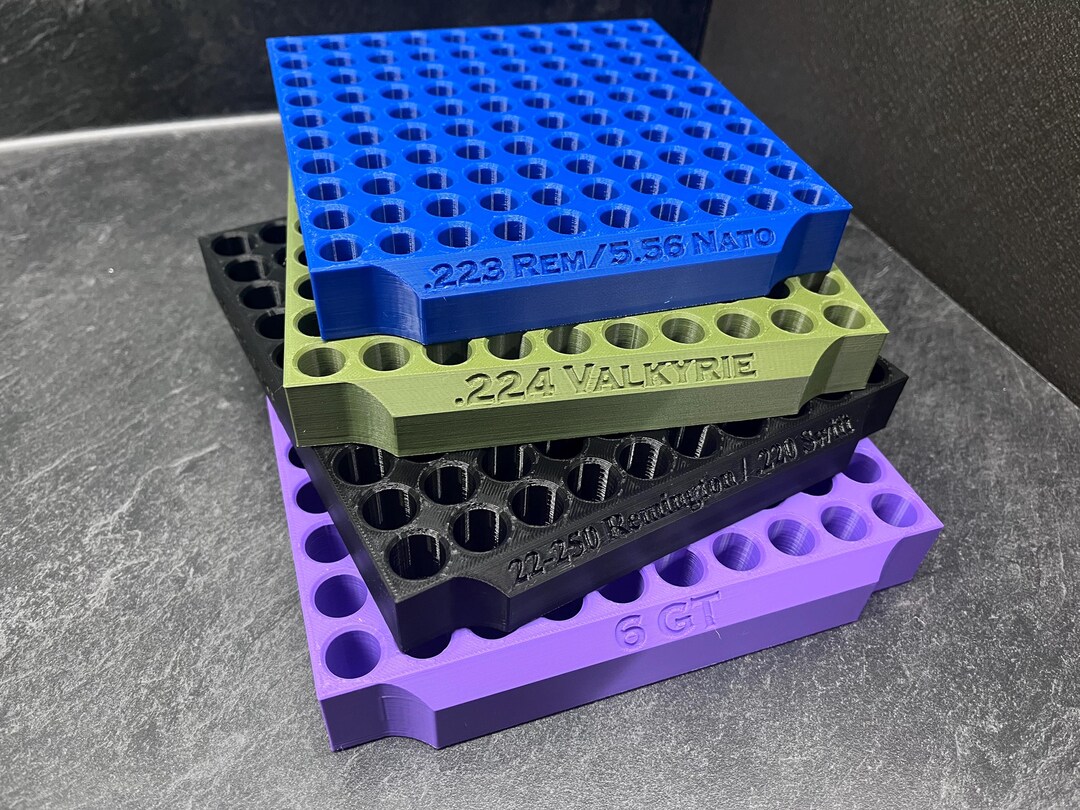 Jumbo Rifle Reloading Tray 100 Count - Master - Etsy