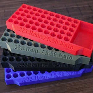 Deluxe Rifle Reloading Tray - Group .223 thru .300