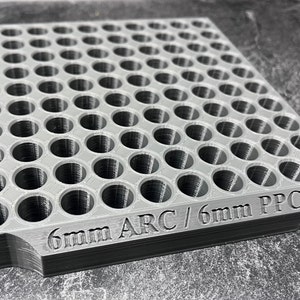 Jumbo Rifle Reloading Tray - Group 6mm thru .300