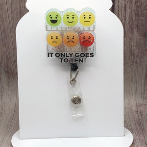 Pain Scale Badge Reel