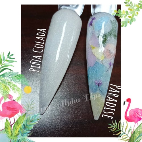 Golden Milk Bath Nail Dip Powder Milky White Nail Dip Powder Etsy