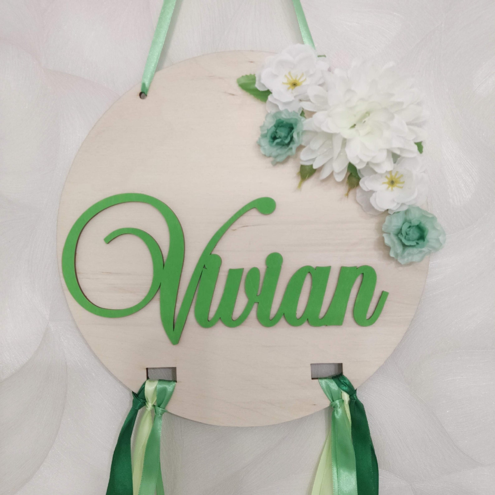 Custom Wood Plaque Baby Name Plate Last Name Wood Sign Name Etsy