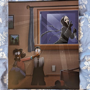 Dead By Daylight Print | 8&quot; x 10&quot; Art Print | Ghostface, Claudette, Dwight | Horror
