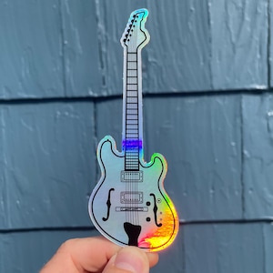 Trey Anastasio (Phish) Guitar - Holographic Sticker