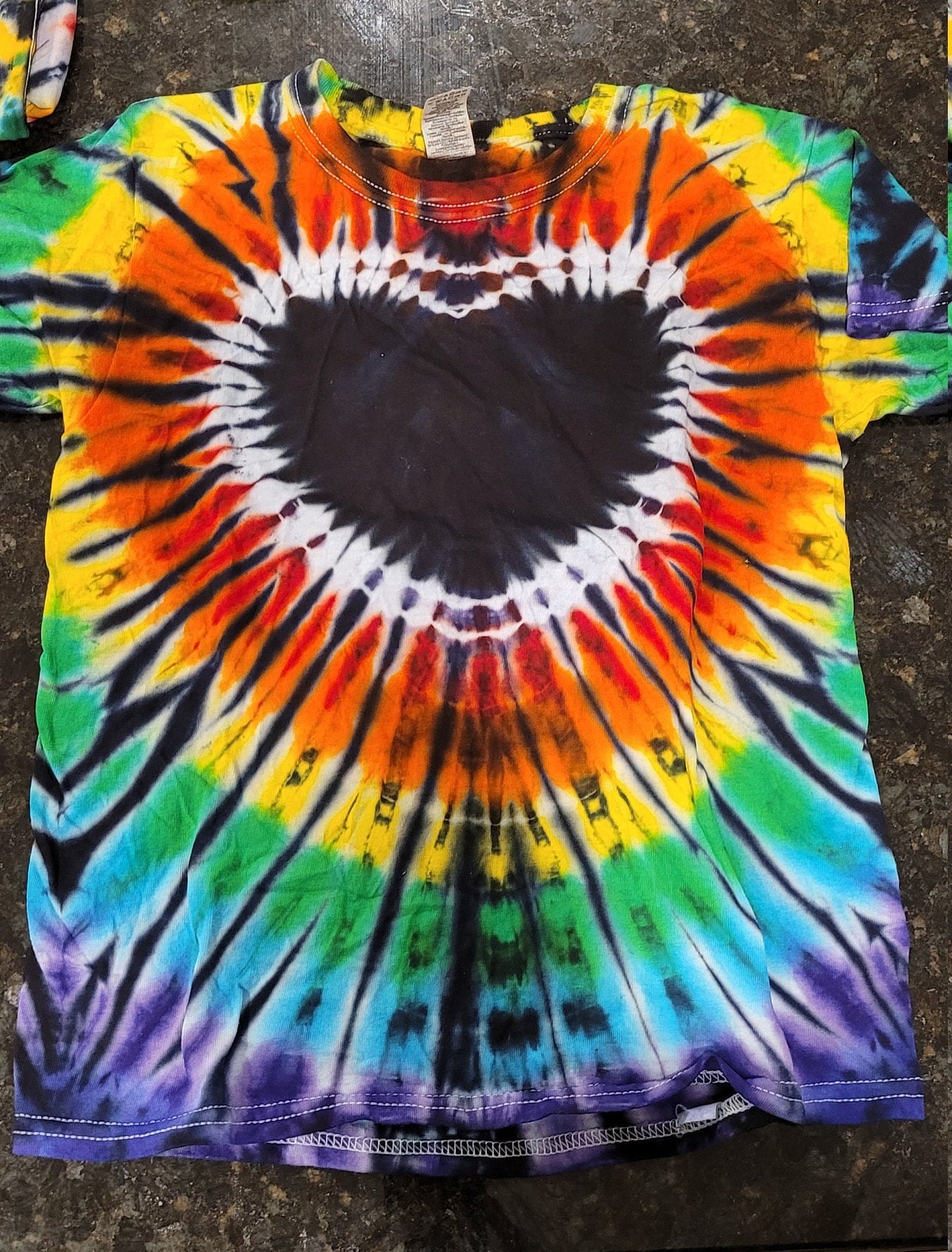 Custom tie dye heart Etsy