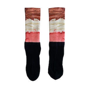 Unisex Sole Food Neapolitan Ice Cream Sublimated Socks by Thread Pros