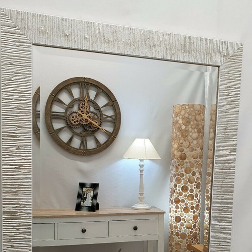 John Lewis Blanca Wood Frame Wall Mirror Bevelled Glass Etsy