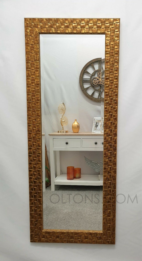 六地蔵尊　在銘　壁掛けインテリア　 額縦横幅 53cmx62.5cm Wall Mirror Wood Square Mosaic Design Frame in Champagne or