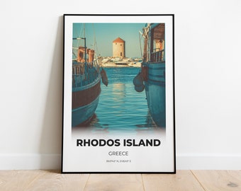 Rhodes Print, Greece Poster - PRINTABLE WALL ART - Travel Photography I Wall Decor