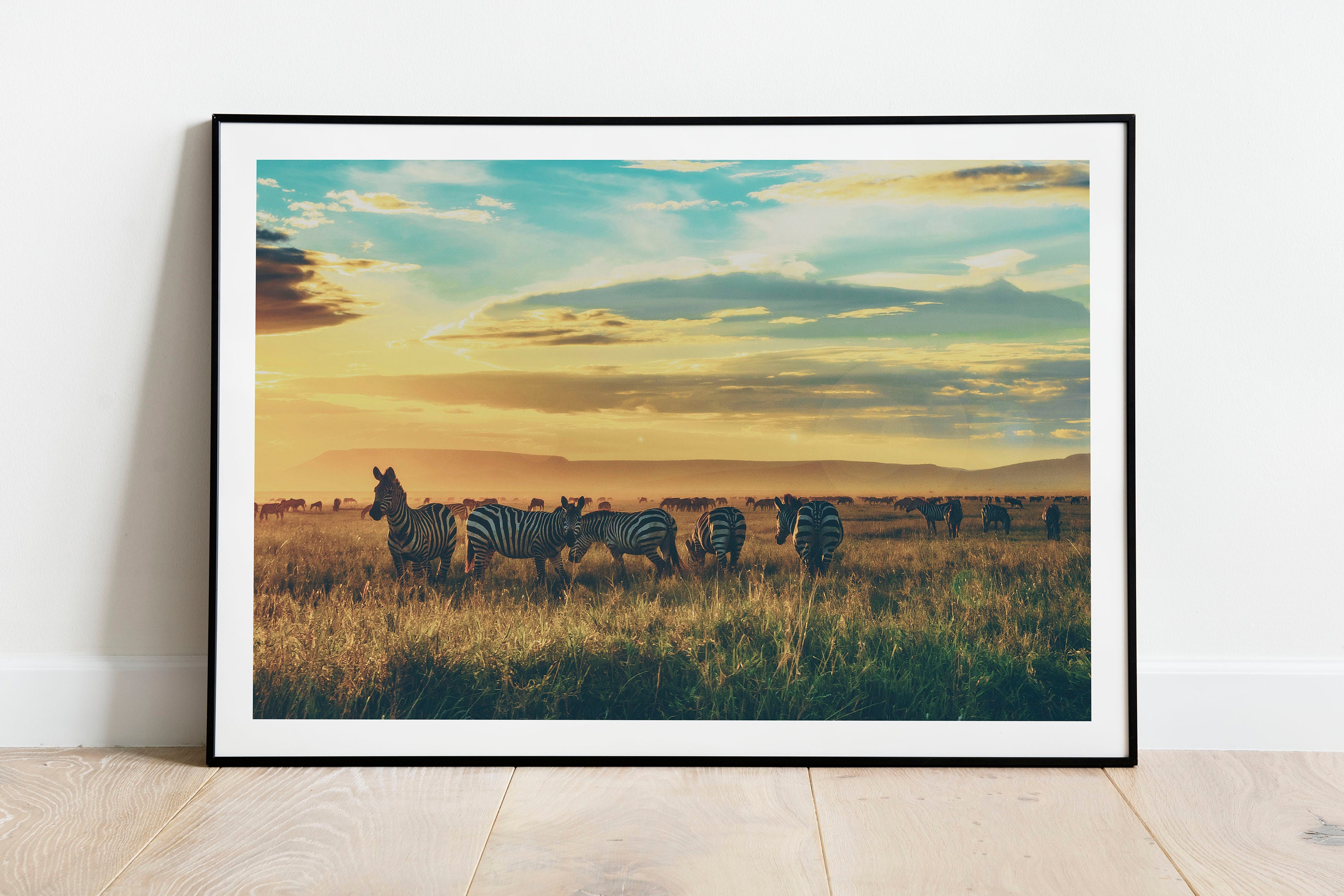 Zebra Art Print: African Wildlife Photography (digital Download