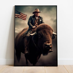 Donald Trump fan art, Donald Trump poster, Patriotic Art, Americana