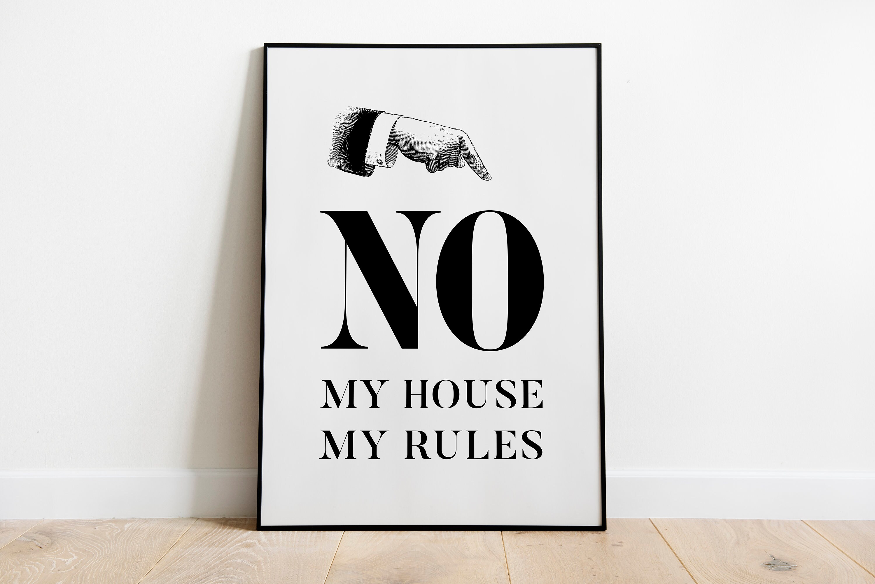 My House My Rules House Wall Art House Wall Decor House Art Etsy