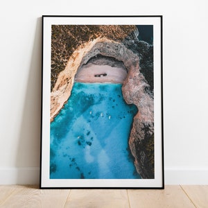 Zakynthos Druck, Ozean Druck, Strand, tropischen Wandkunst, Küsten Dekor, Strand Kunst, große Poster