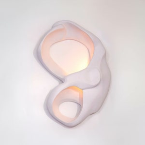 Form no.003, Ceramic Sconce, Wall Lamp, Limited Edition