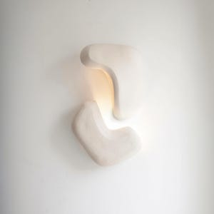 Form No.007 , Ceramic Wall Sconces Set, Wall Lamp, Limited Edition, Left Side