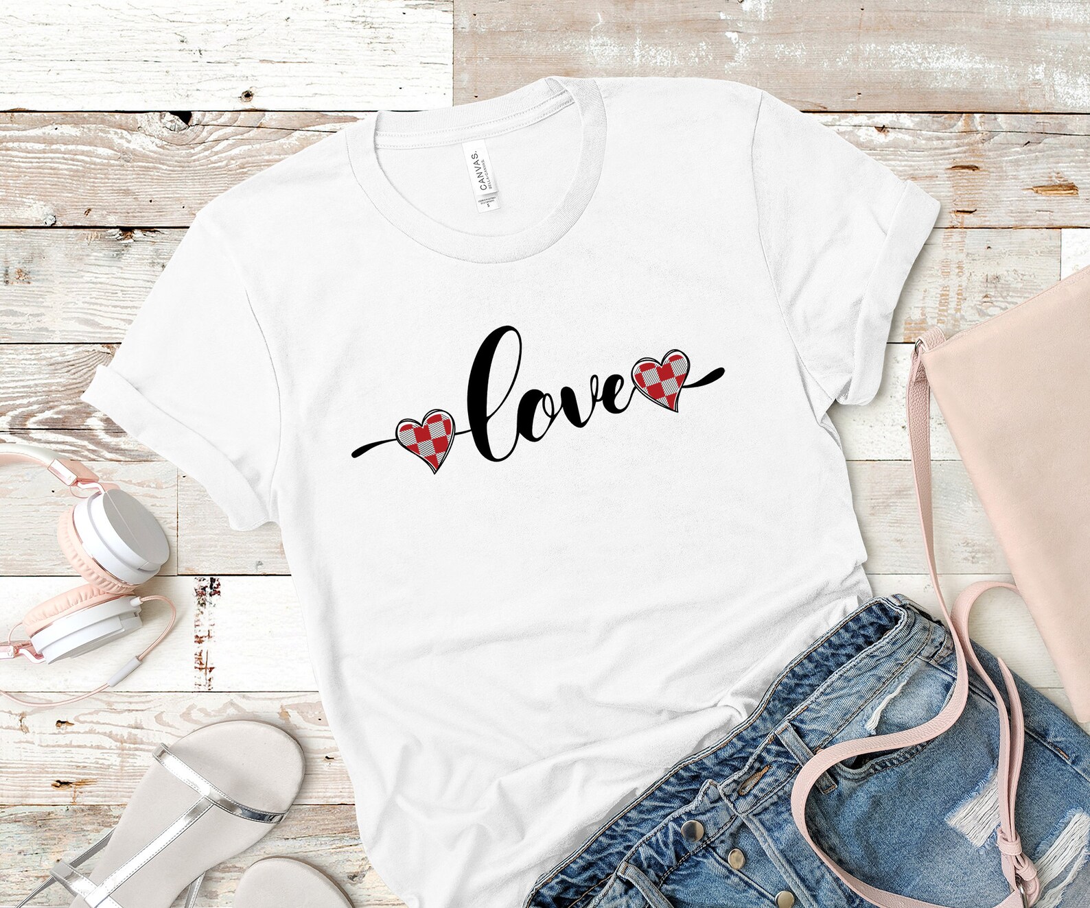 Red Heart Love Shirt Valentines Shirt Red Heart | Etsy