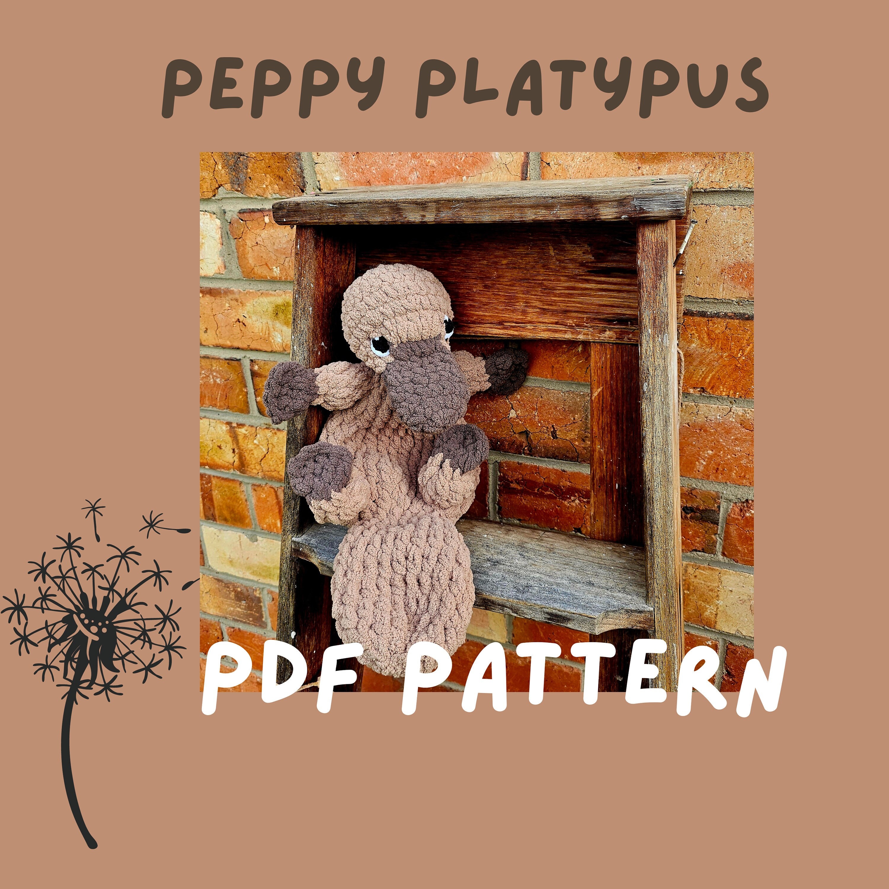 Platypus Snuggler Lovey Pattern