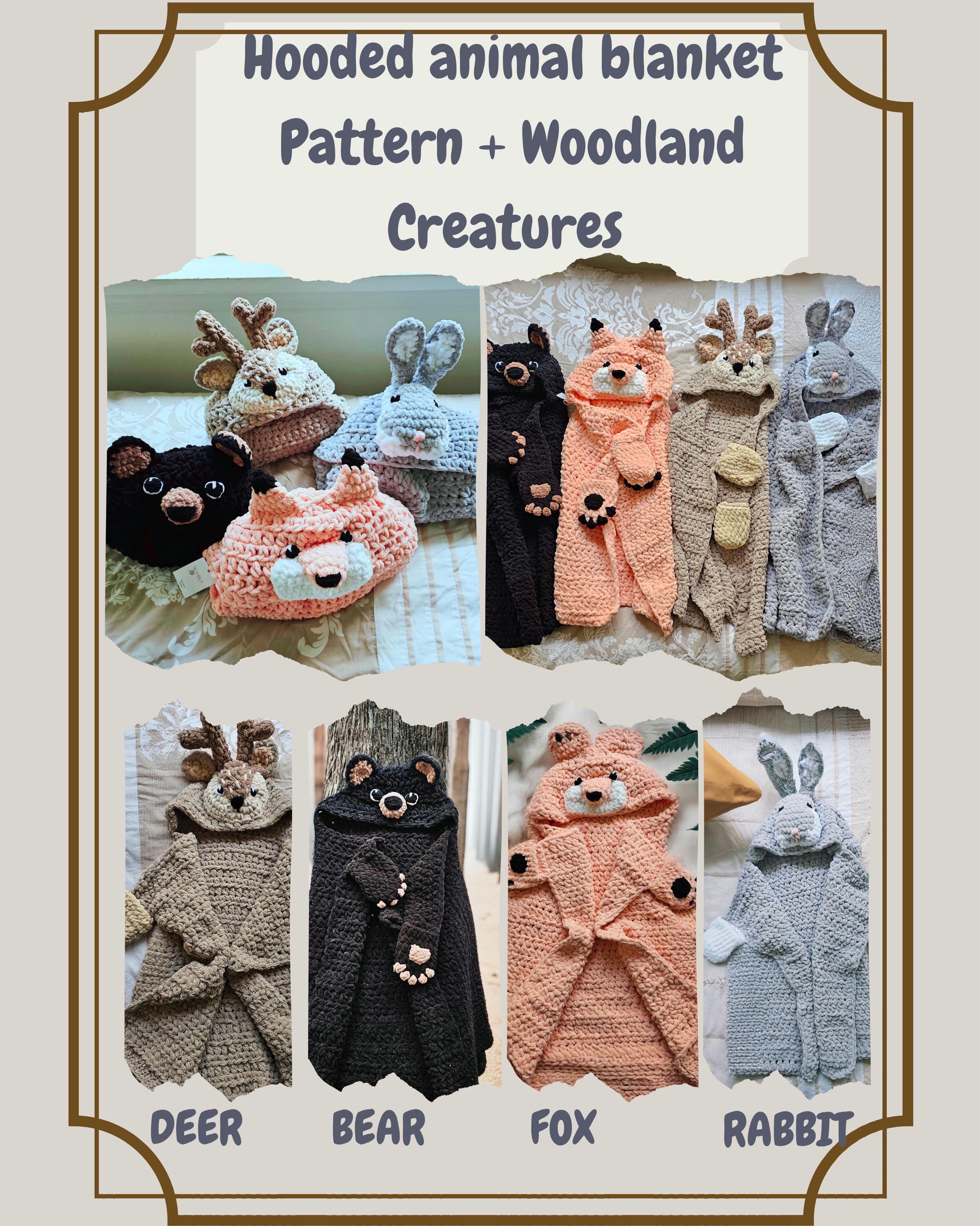 Animal Hood Blanket