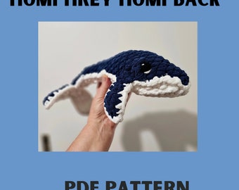 Humphrey Buckelwal Häkelanleitung, Amigurumi Wal (PDF-Muster)